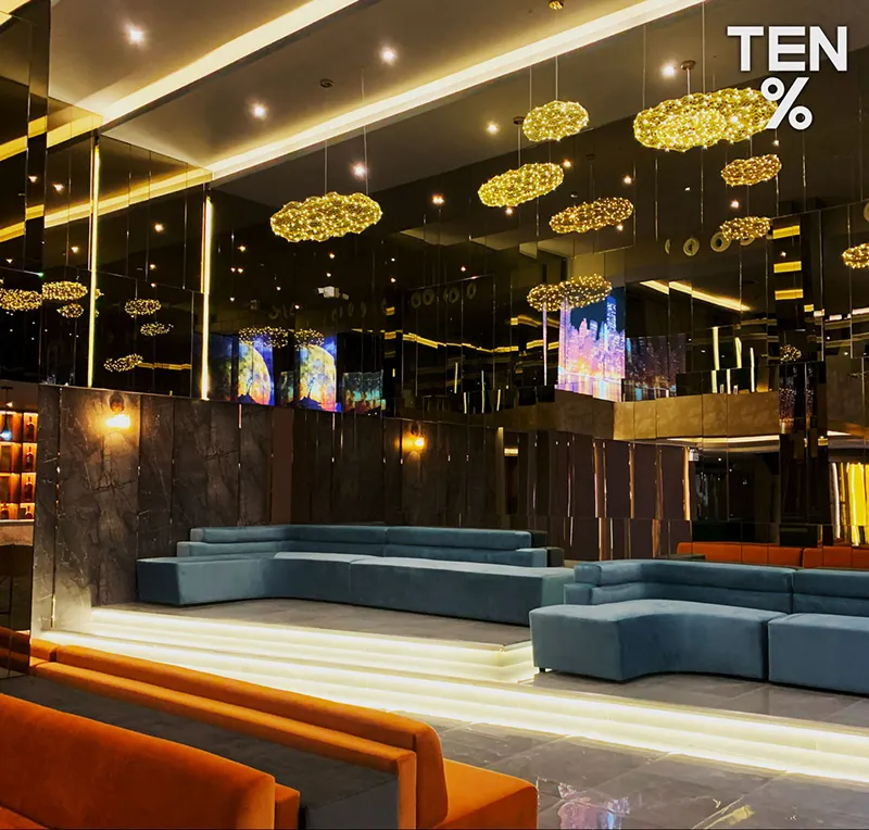 TEN% lounge space